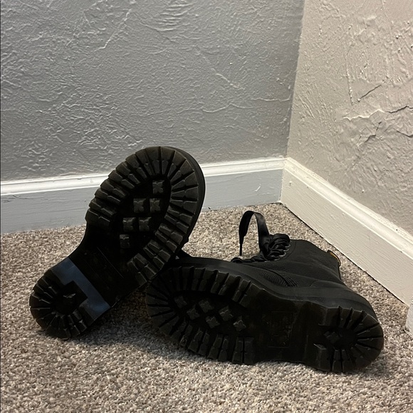 Dr. Seuss Black Lace-Up Combat Boots - Picture 5 of 6